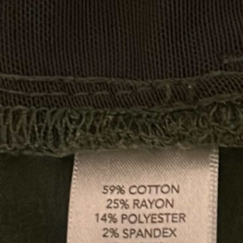 SignaturesSlimming CJ Banks,4-Pocket, Straight Leg,Casual Pants, money Green,18W - Picture 8 of 9